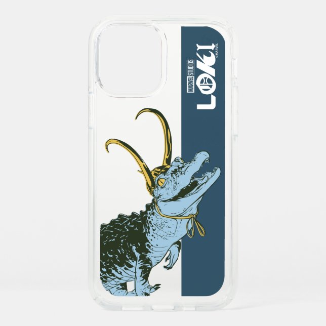Alligator Loki Illustration Speck iPhone 12 Case (Front)