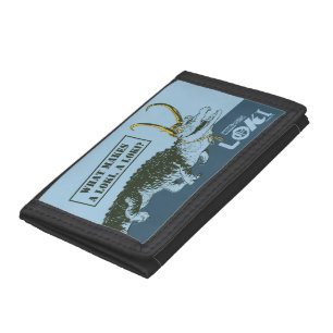 Alligator Loki Illustration Trifold Wallet