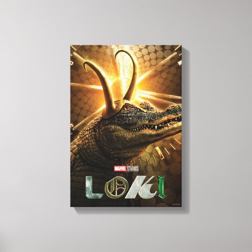 Alligator Loki TVA Poster Canvas Print