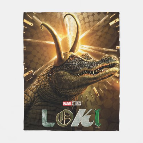 Alligator Loki TVA Poster Fleece Blanket