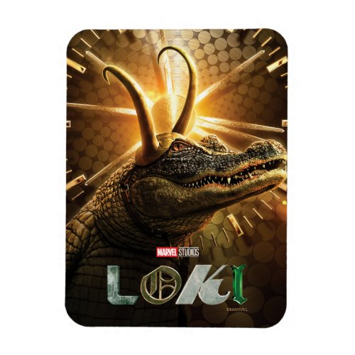 Alligator Loki TVA Poster Magnet