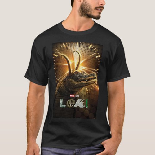 Alligator Loki TVA Poster T_Shirt