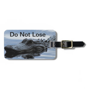 Alligator Luggage Tag