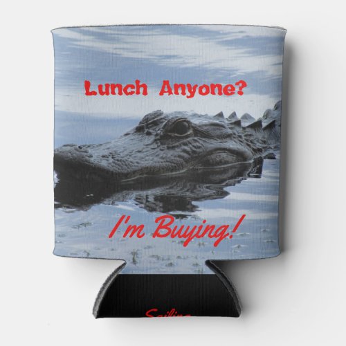 Alligator Lunch Invitation Can Beverage Cooler