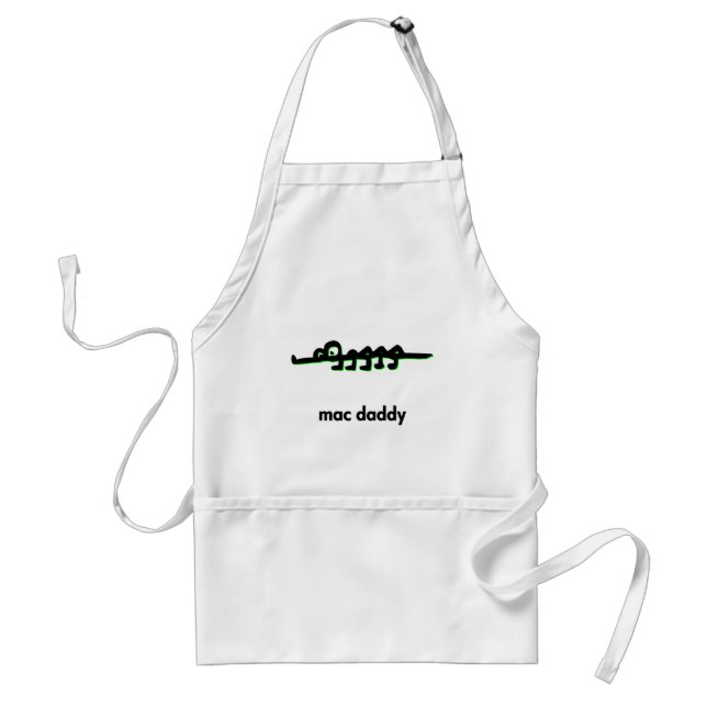 Alligator mac daddy adult apron (Front)