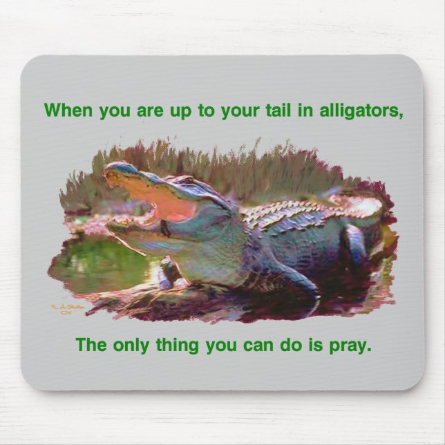 alligator mousepad (Front)
