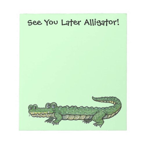 Alligator Note Pad