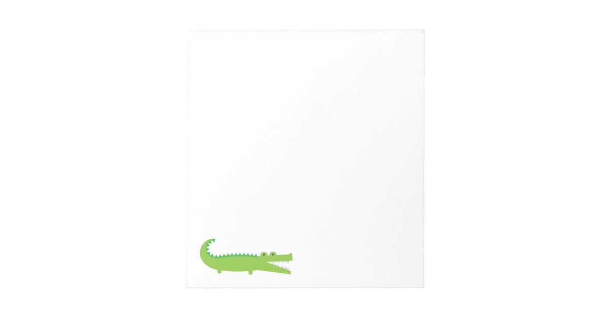 Alligator Notepad | Zazzle