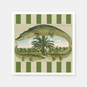 Alligator & Palms Napkins