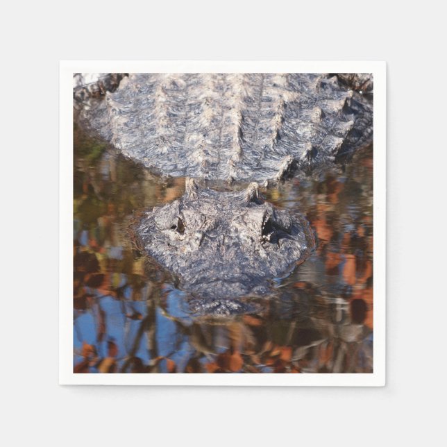 Alligator Paper Napkins (Front)