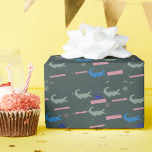 Alligator Pattern Wrapping Paper