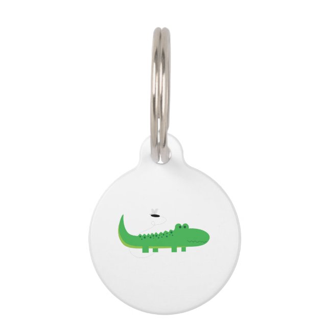 Alligator Pet ID Tag (Front)