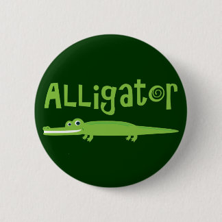 Alligator Pinback Button