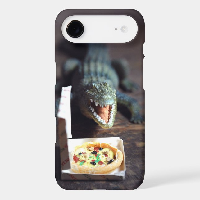 Alligator Pizza Party Phonecase Case-Mate iPhone Case (Back)