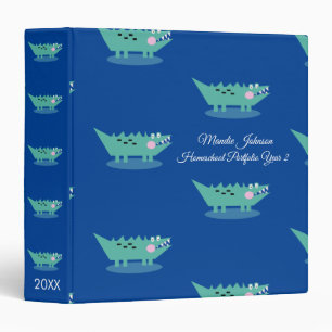 Alligator Planner Homeschool Portfolio 3 Ring Binder