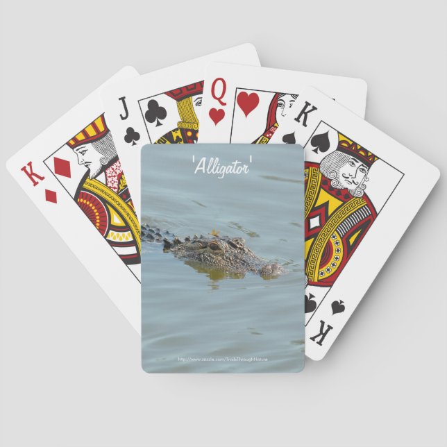 Alligator Playing Cards (Back)
