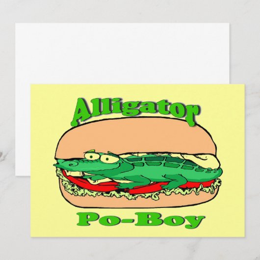 Alligator Po-Boy (Front/Back)