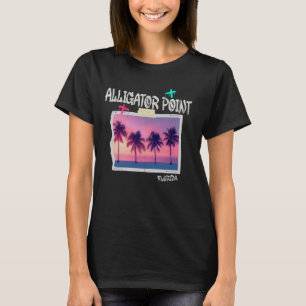 Alligator Point Florida Retro Surfer Vintage Beach T-Shirt