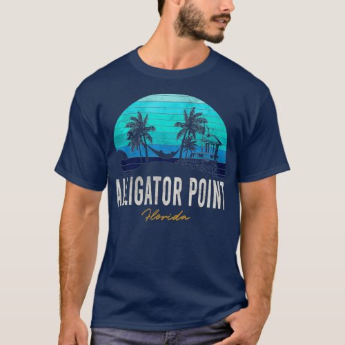 Alligator Point Florida Vacation Beach Sunset T_Shirt