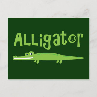 Alligator Postcard