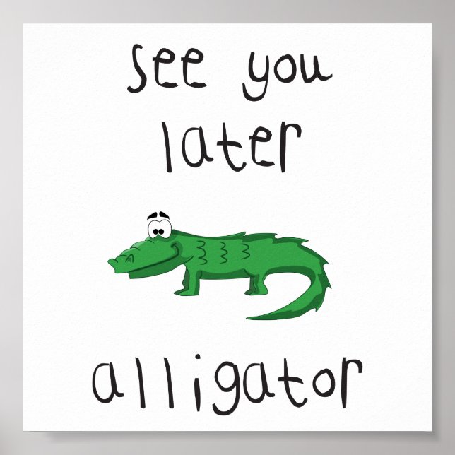 alligator poster (Front)