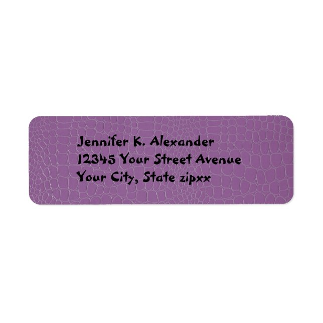Alligator Purple Label (Front)