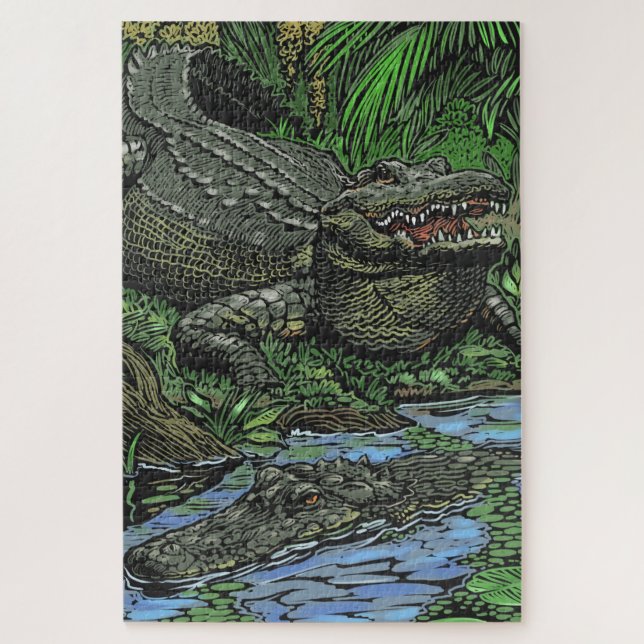 Alligator Puzzle (Vertical)