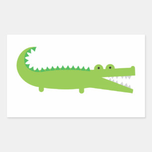 Alligator Rectangular Sticker