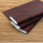 Alligator Red Faux Leather Fabric