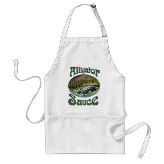 Alligator Sauce Logo Adult Apron