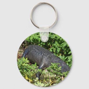 Alligator Silver River Keychain