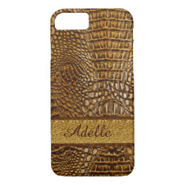 Alligator Skin iPhone 7 Case Custom Mobogram