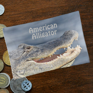Alligator Smiling Profile Wildlife Photographic Trinket Tray