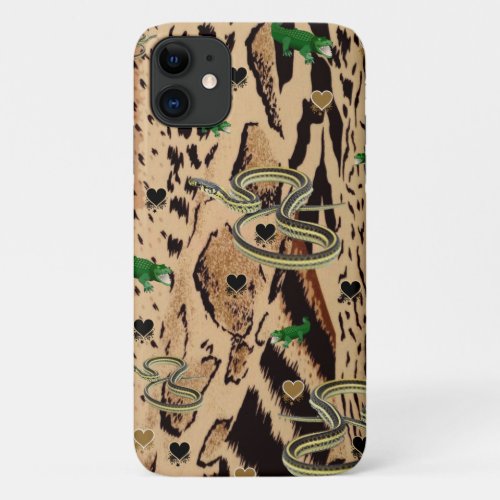 Alligator Snakes Iphone Case