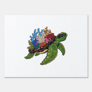 Alligator Snapping Red-Eared Slider Tortoise Sign