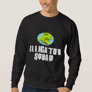 Alligator Squad Cool Animal Sweatshirt