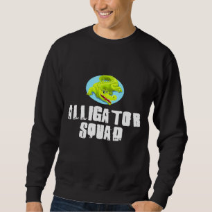 Alligator Squad Cool Animal Sweatshirt