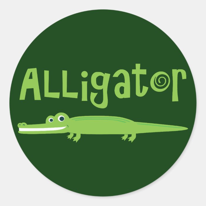 Alligator Stickers