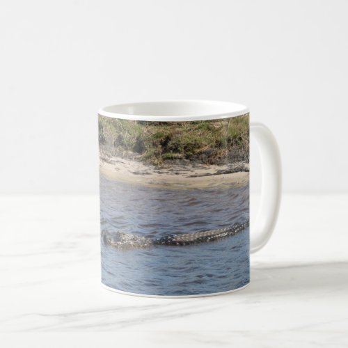 Alligator Swimming in the Water Coffee Mug