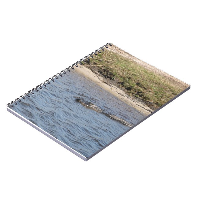 Alligator Swimming in the Water Notebook