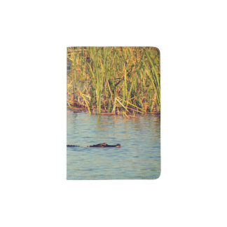 Alligator Swimming Passport Holder