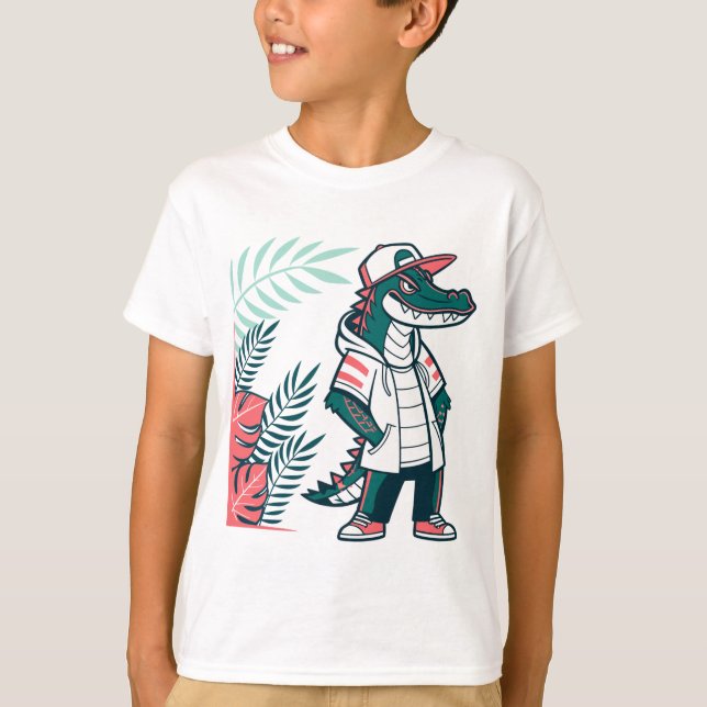alligator t-shirt design (Front)