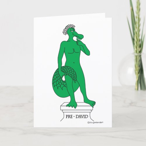 Alligator the Statue Card