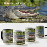 Alligator Thinking of You Makes Me Smile Photo Mug