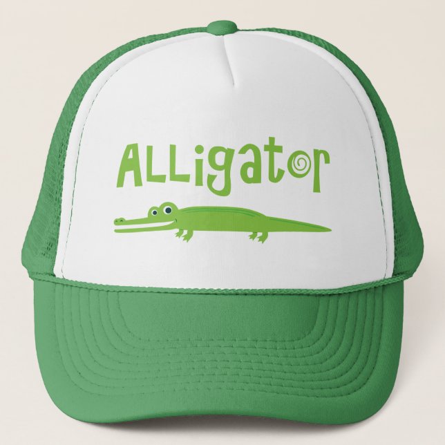 Alligator Trucker Hat (Front)