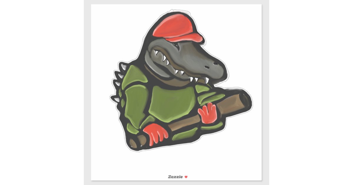 ALLIGATOR TRUMP 2025 STICKER | Zazzle