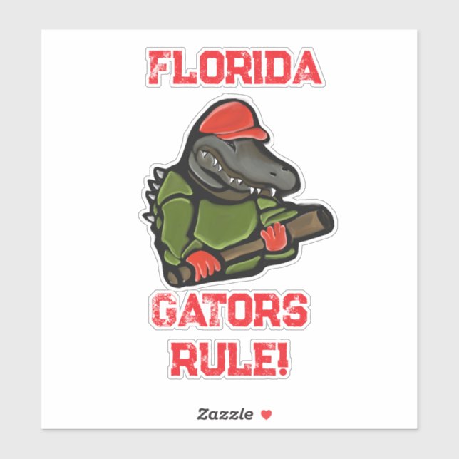 ALLIGATOR TRUMP 2025 STICKER (Sheet)