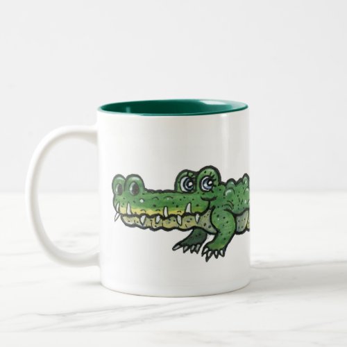 Alligator Two_Tone Coffee Mug