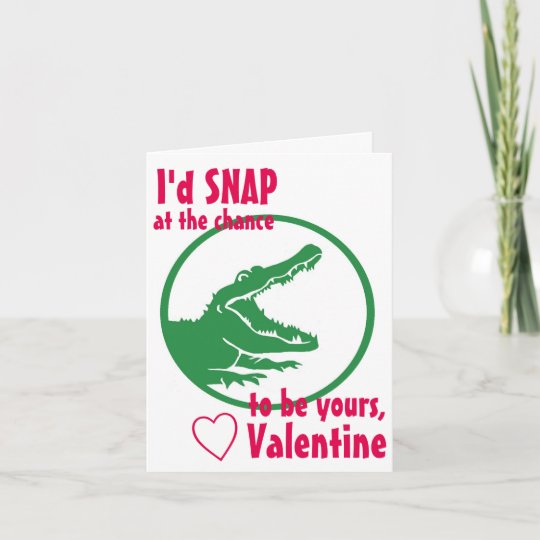 crocodile alligator valentines day