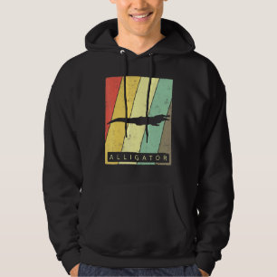Alligator Vintage Retro Poster Animal Hoodie